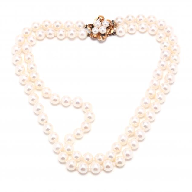 double-strand-pearl-necklace-with-gold-and-pearl-clasp