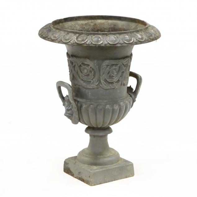 classical-style-double-handled-cast-iron-garden-urn