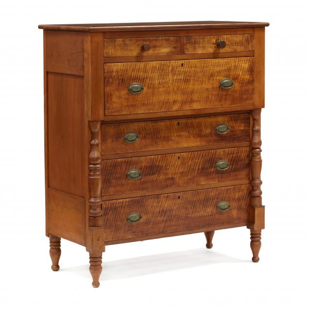 southern-sheraton-tiger-maple-chest-of-drawers