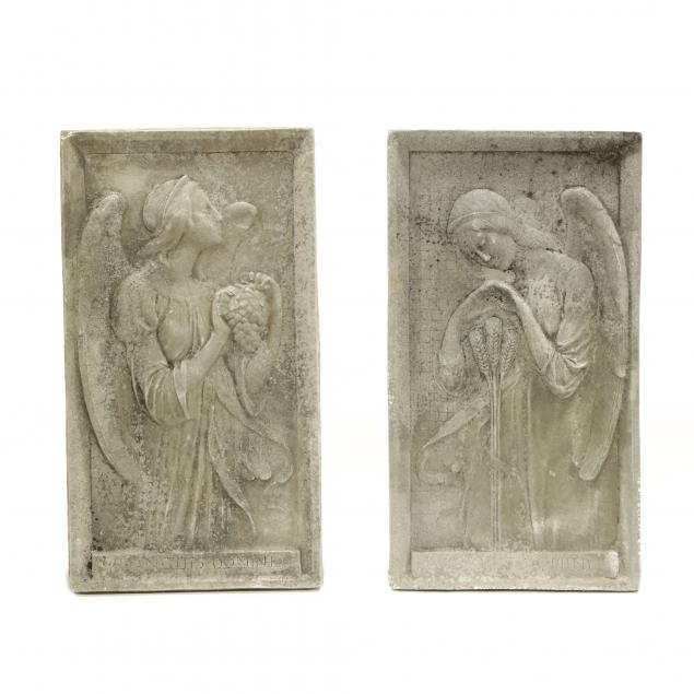 pair-of-cast-stone-ecclesiastical-plaques