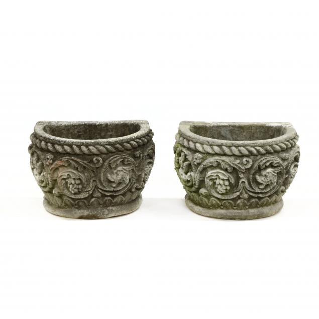 pair-of-demilune-cast-stone-garden-planters