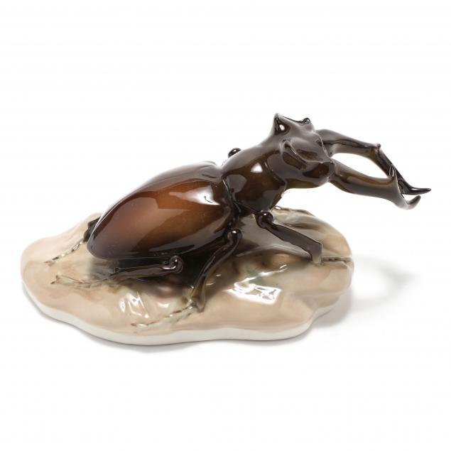 royal-dux-porcelain-stag-beetle