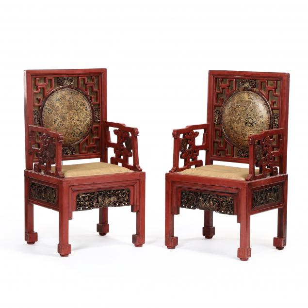 a-pair-of-chinese-red-lacquered-and-gilt-arm-chairs