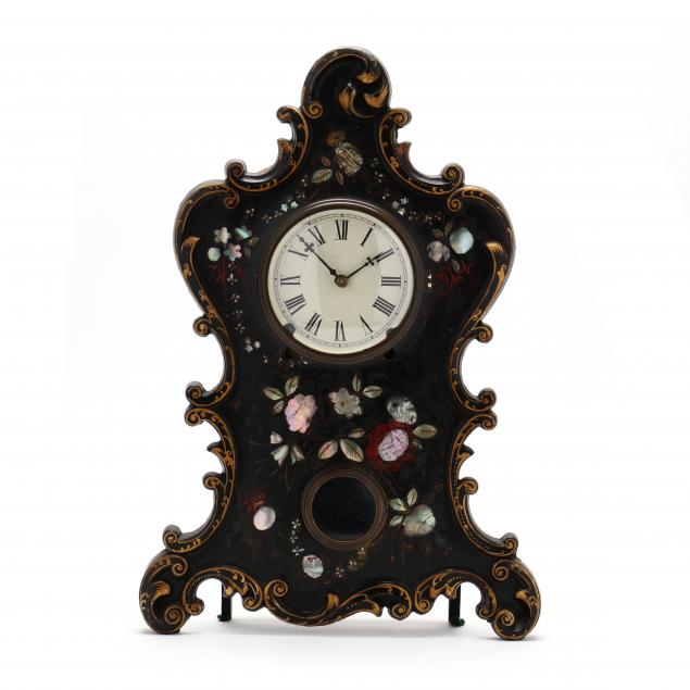 american-inlaid-mantel-clock