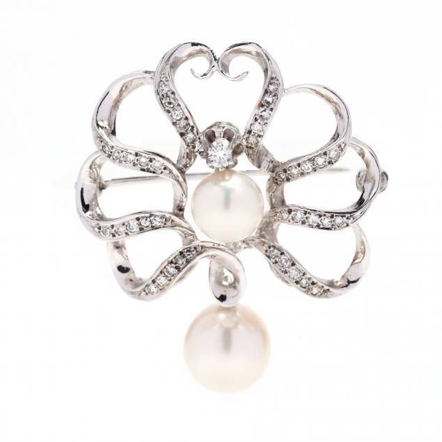 white-gold-pearl-and-diamond-brooch