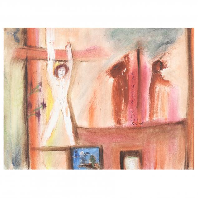 doug-williams-american-1933-2001-pastel-composition-with-figures