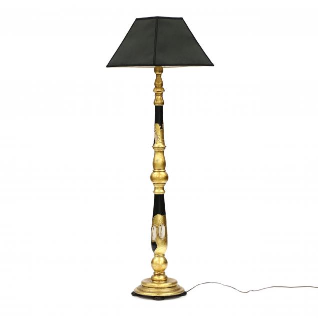 stephen-white-nc-paint-decorated-floor-lamp