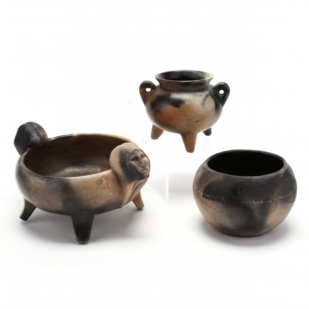 three-pieces-cherokee-pottery