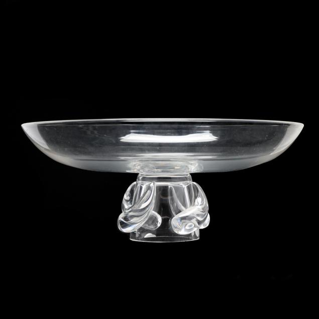 steuben-large-swirl-glass-pedestal-bowl