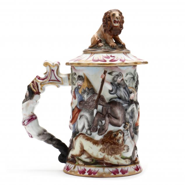 antique-capodimonte-covered-stein