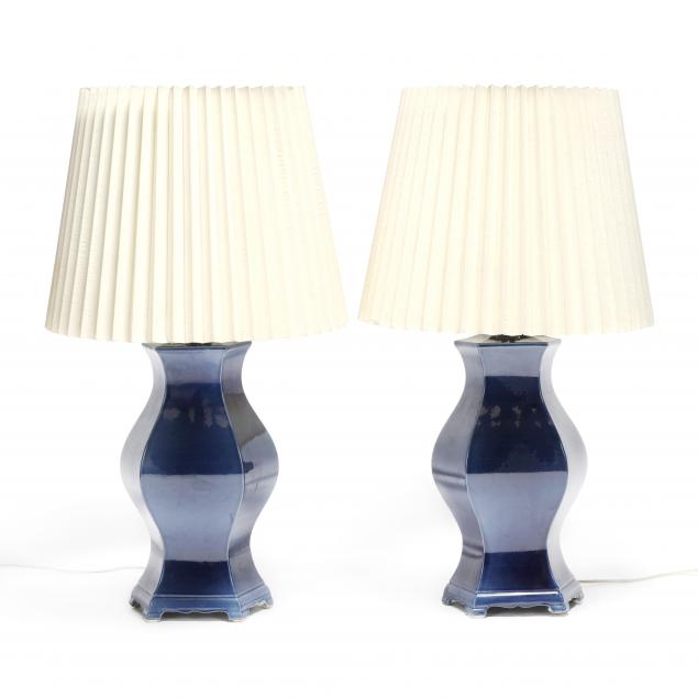 pair-of-chinese-style-blue-glazed-ceramic-table-lamps
