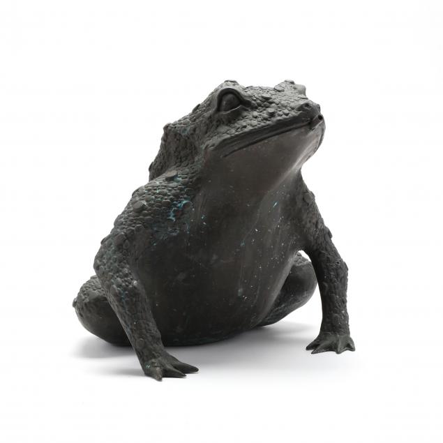bronze-toad-fountain-head-sculpture