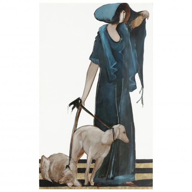 stephen-white-nc-woman-with-two-dogs