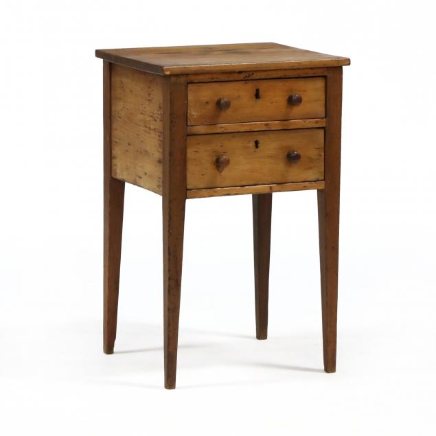 southern-federal-two-drawer-side-table