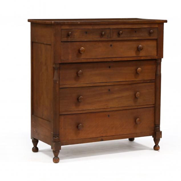 southern-late-federal-walnut-chest-of-drawers