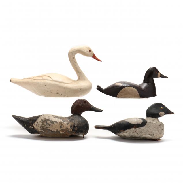 four-signed-waterfowl-working-decoys