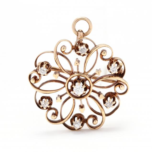 gold-and-diamond-brooch-pendant