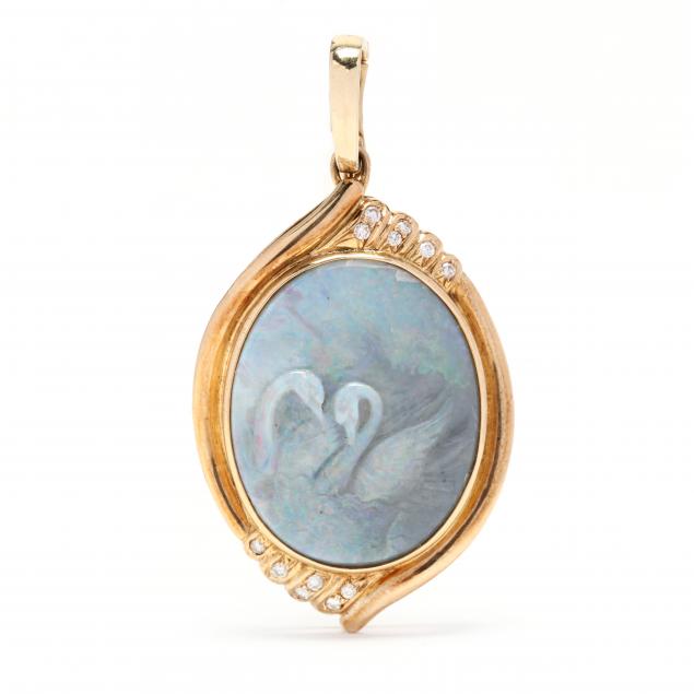 gold-carved-opal-and-diamond-pendant