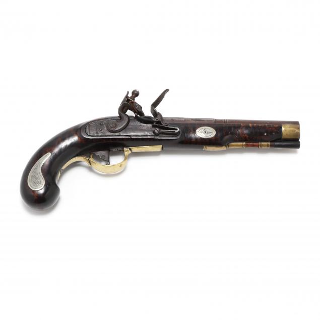 english-or-american-flintlock-pistol