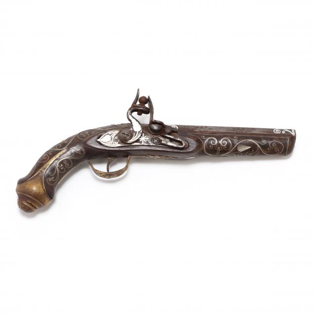 near-eastern-or-indian-flintlock-pistol