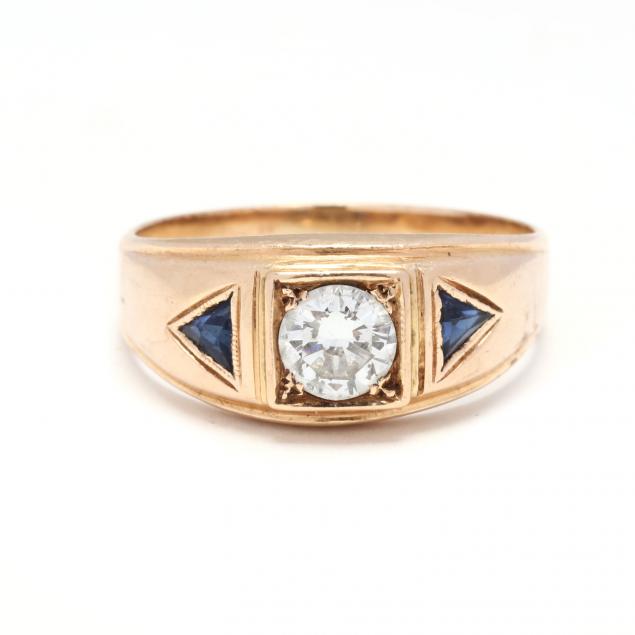 gent-s-gold-and-gem-set-ring