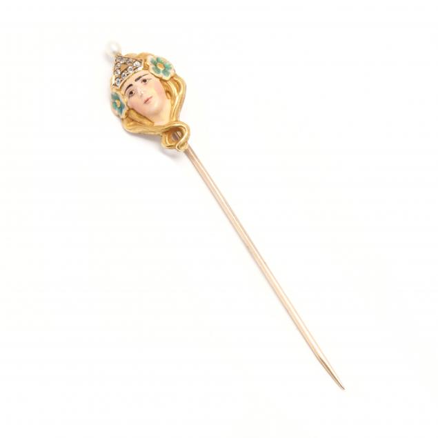 art-nouveau-figural-stick-pin