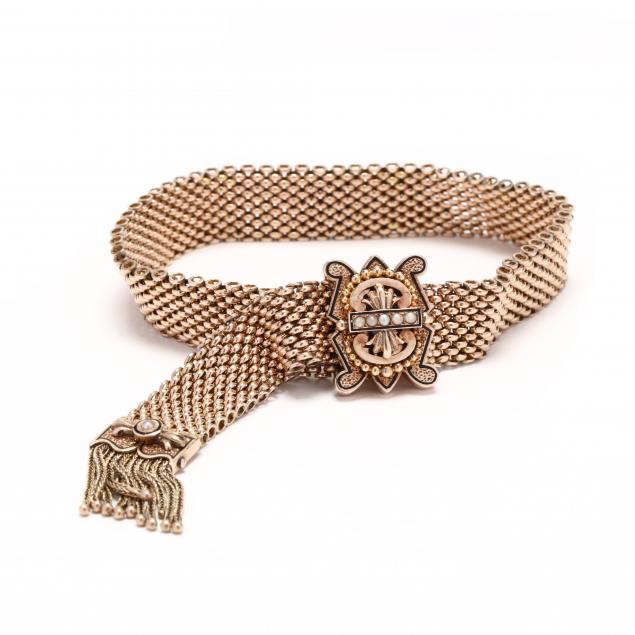 victorian-gold-slide-bracelet