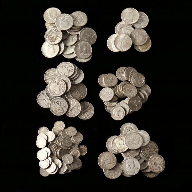 20th-century-silver-coin-assortment