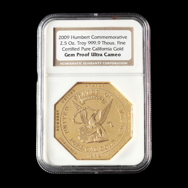 2009-humbert-gold-octagonal-commemorative-ngc-gem-proof-ultra-cameo