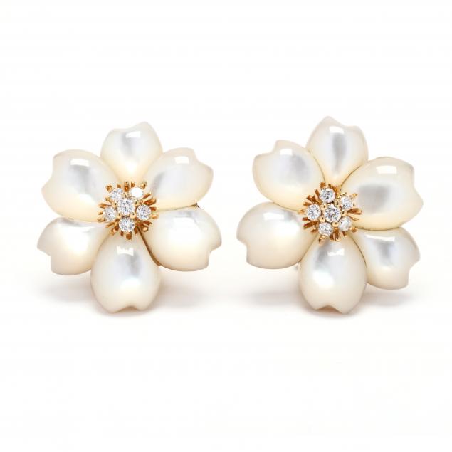 gold-mother-of-pearl-and-diamond-flower-motif-earrings