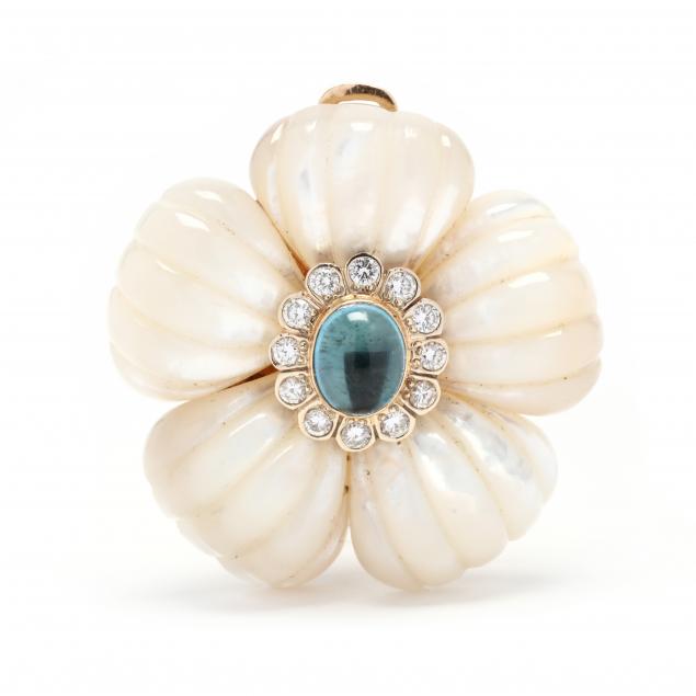 gold-mother-of-pearl-and-gem-set-floral-motif-brooch-pendant-maz