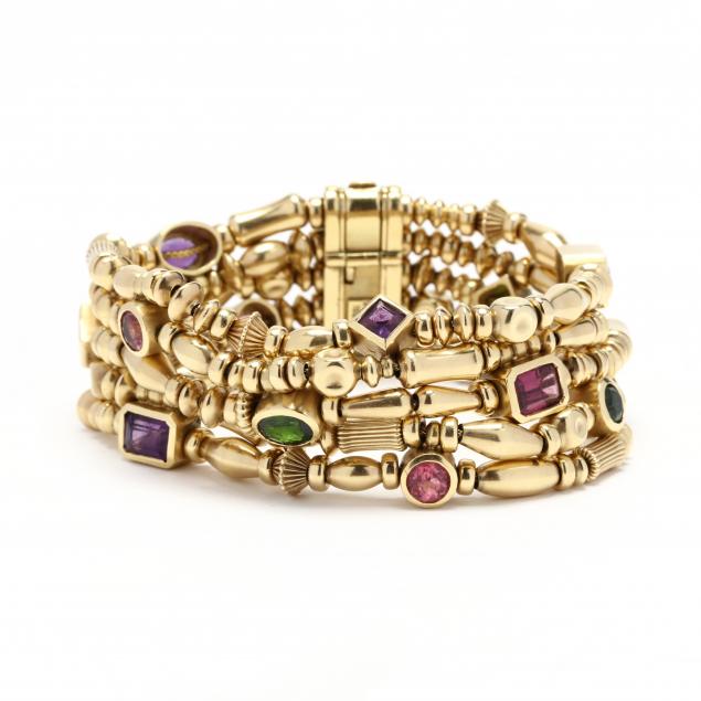 18kt-gold-and-gem-set-bracelet-seidengang