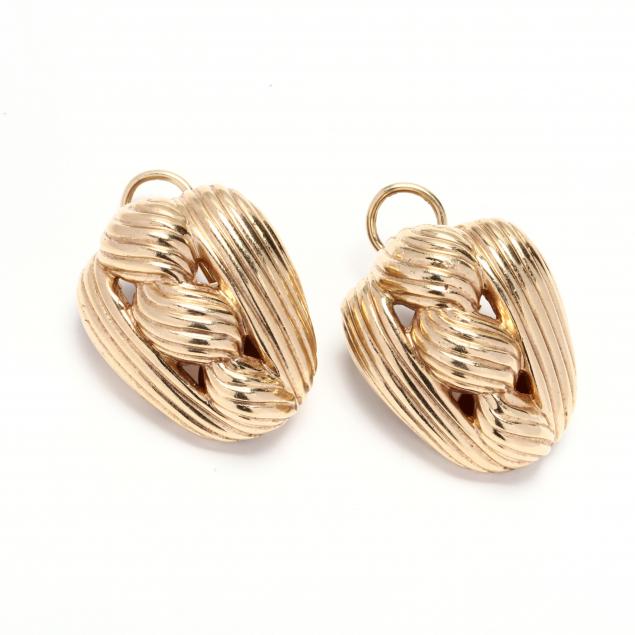 pair-of-gold-earrings