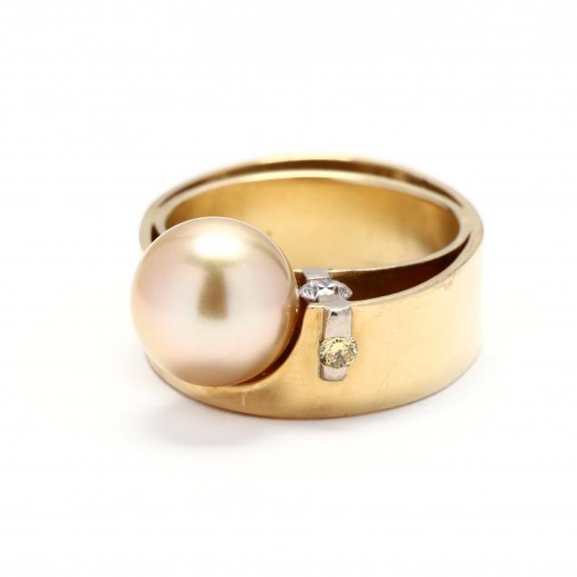 gold-pearl-and-diamond-ring-jewelsmith