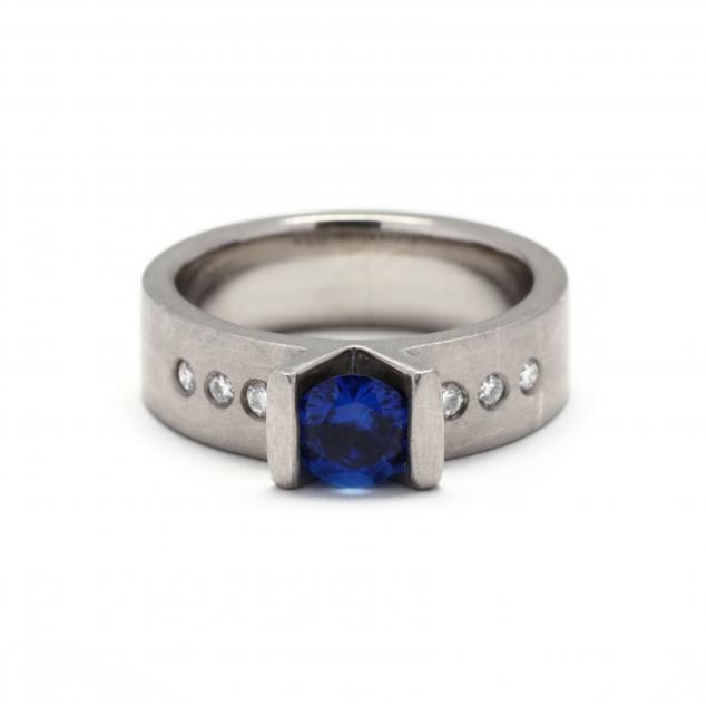 palladium-sapphire-and-diamond-ring-jewelsmith