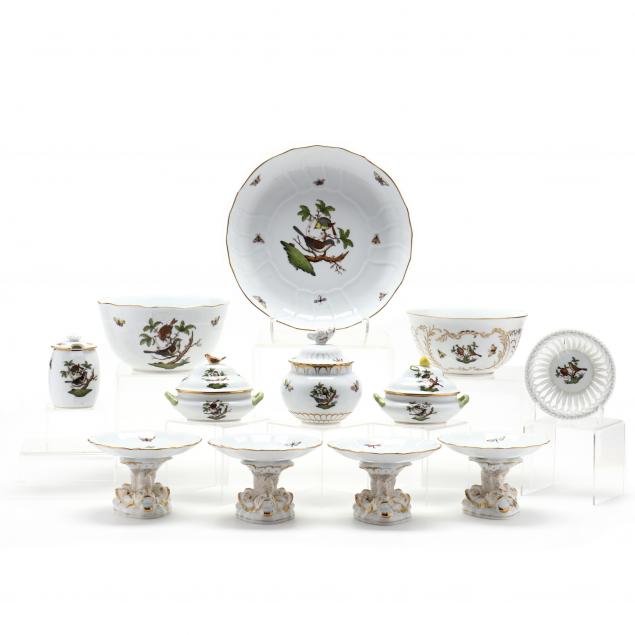 selection-of-twelve-herend-i-rothschild-bird-i-tableware