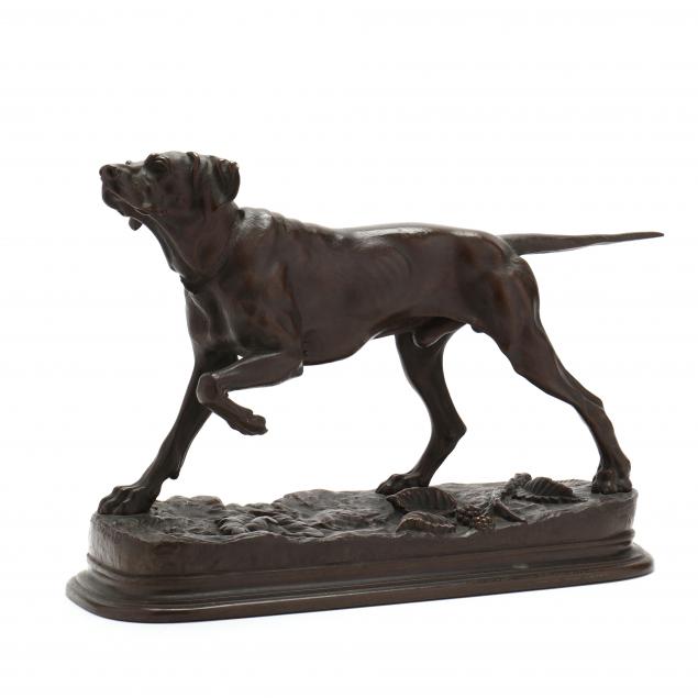after-jules-moigniez-french-1835-1894-a-bronze-model-of-a-pointer
