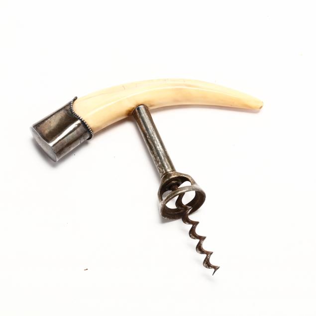 antique-sterling-silver-boar-s-tusk-corkscrew