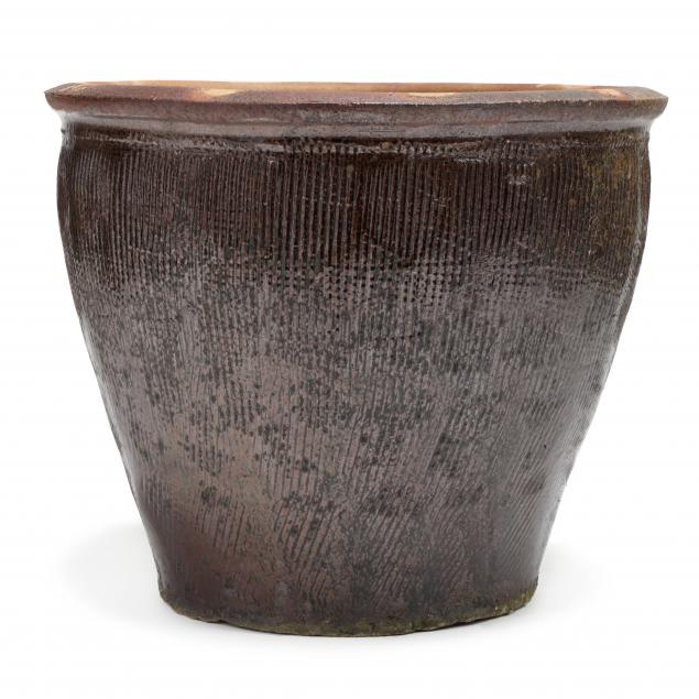 large-round-stoneware-planter