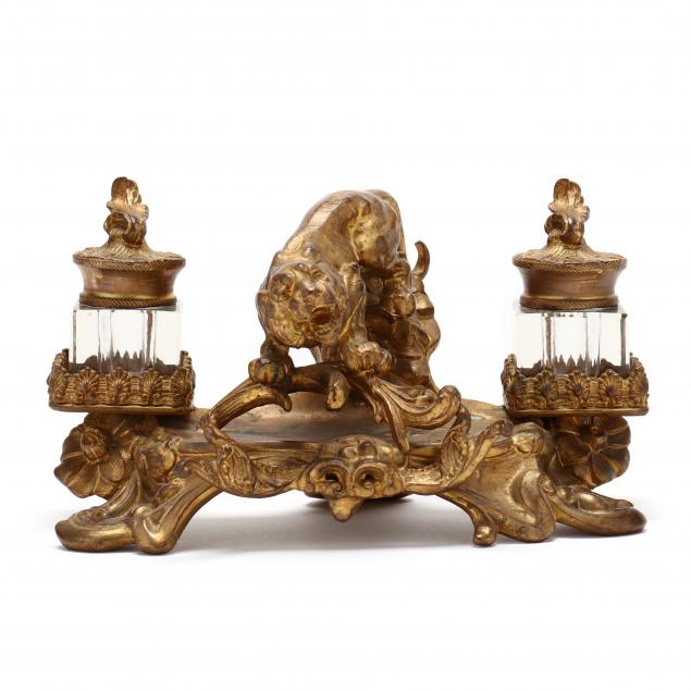 figural-ormolu-and-cut-crystal-ink-stand