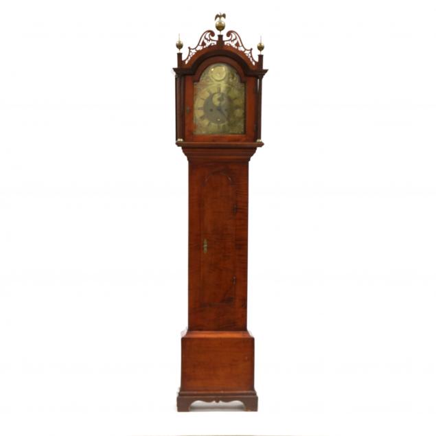 federal-tiger-maple-tall-case-clock