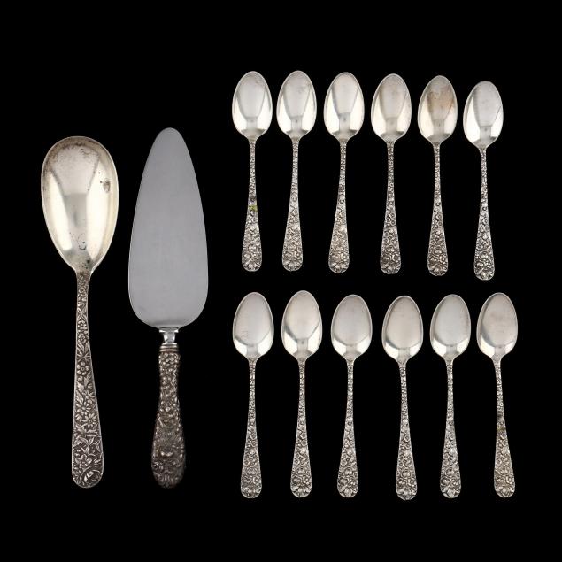 a-grouping-of-s-kirk-son-and-stieff-sterling-silver-flatware