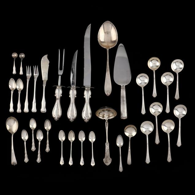 an-assorted-grouping-of-american-sterling-silver-flatware