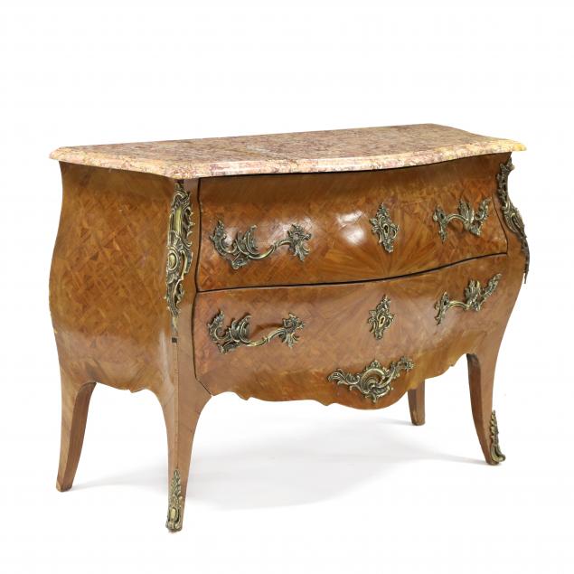 louis-xv-style-marble-top-and-parquetry-inlaid-bombe-commode