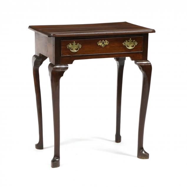 english-queen-anne-mahogany-one-drawer-side-table