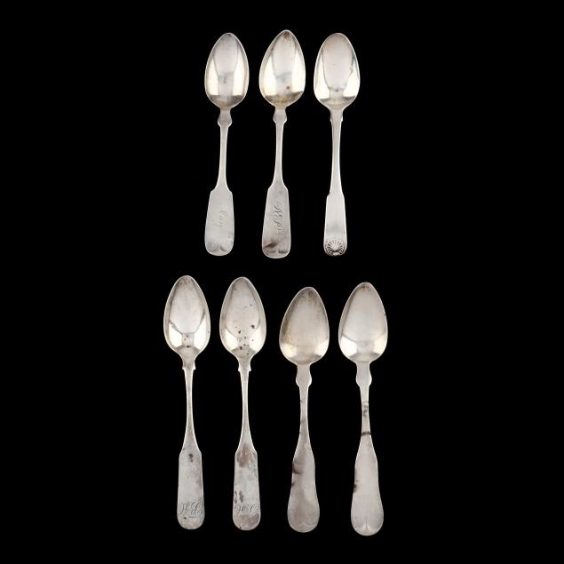 a-collection-of-seven-coin-silver-teaspoons