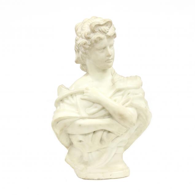 a-large-classical-style-marble-bust-of-young-woman