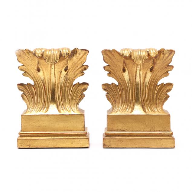 pair-of-italian-gilt-acanthus-leaf-bookends