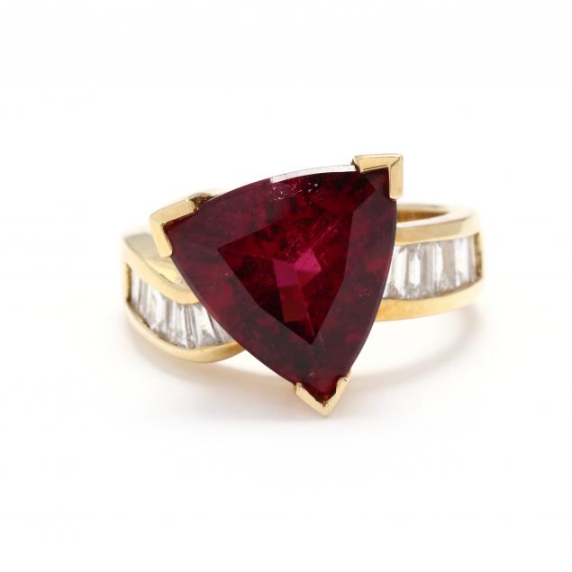 gold-pink-tourmaline-and-diamond-ring