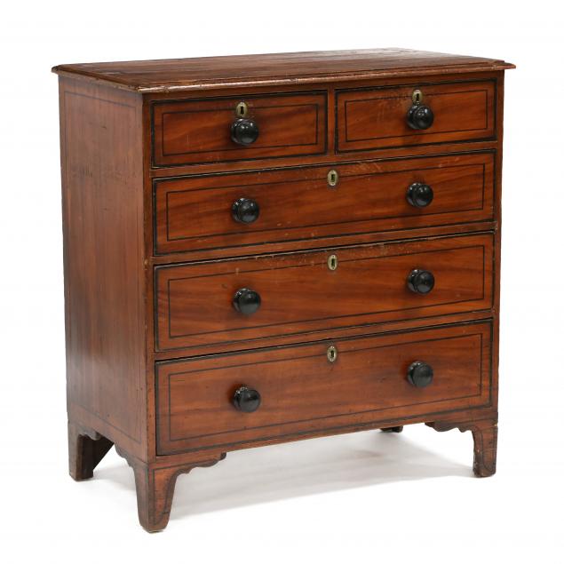 antique-english-faux-grain-painted-cottage-chest-of-drawers